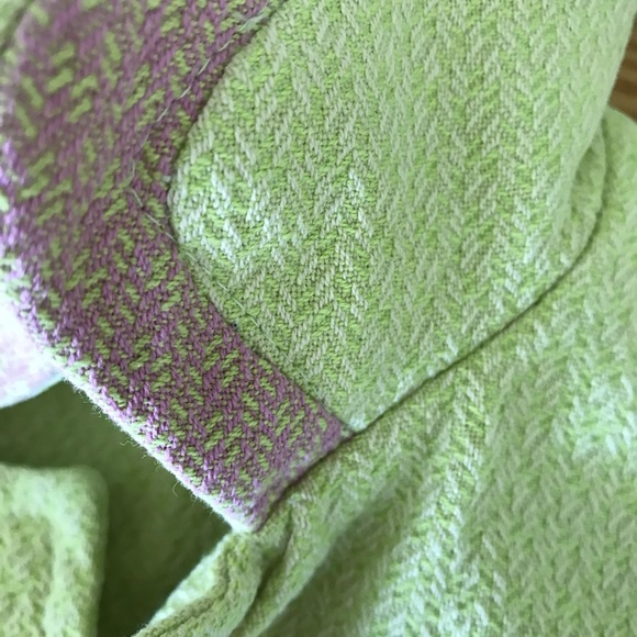 DKNY lightweight  pale green lightweight 3/4 length coat patch pockets - Picture 8 of 8